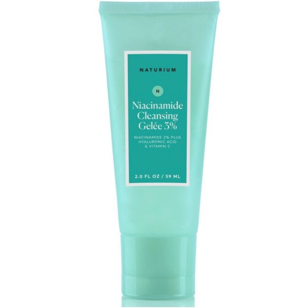 NATURIUM Niacinamide Cleansing Gelee 3% Travel Size 2 fl oz — NEW